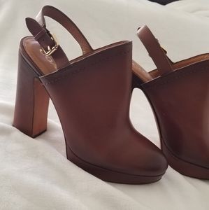 Coach  platform heels.Sz. 8